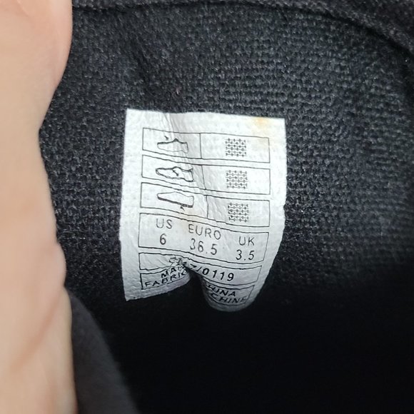 Rocket Dog Lace Up Platform Sneakers Black Eyelet Lace Canvas Y2K Round Toe 6 - Picture 6 of 7